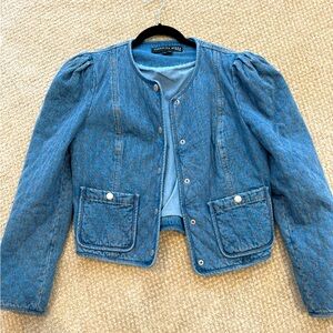 Veronica Beard jacket. Only worn once, puff sleeve and perfect condition.